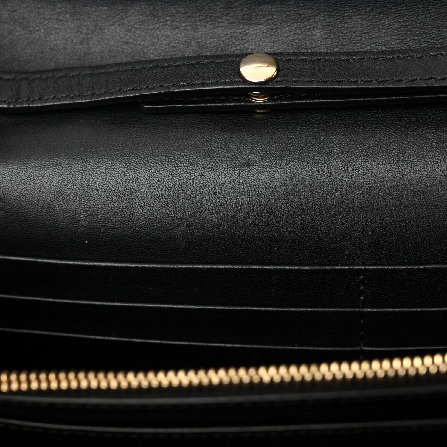 Burberry Calfskin House Check Henley Wallet On Chain Black 12 of 14