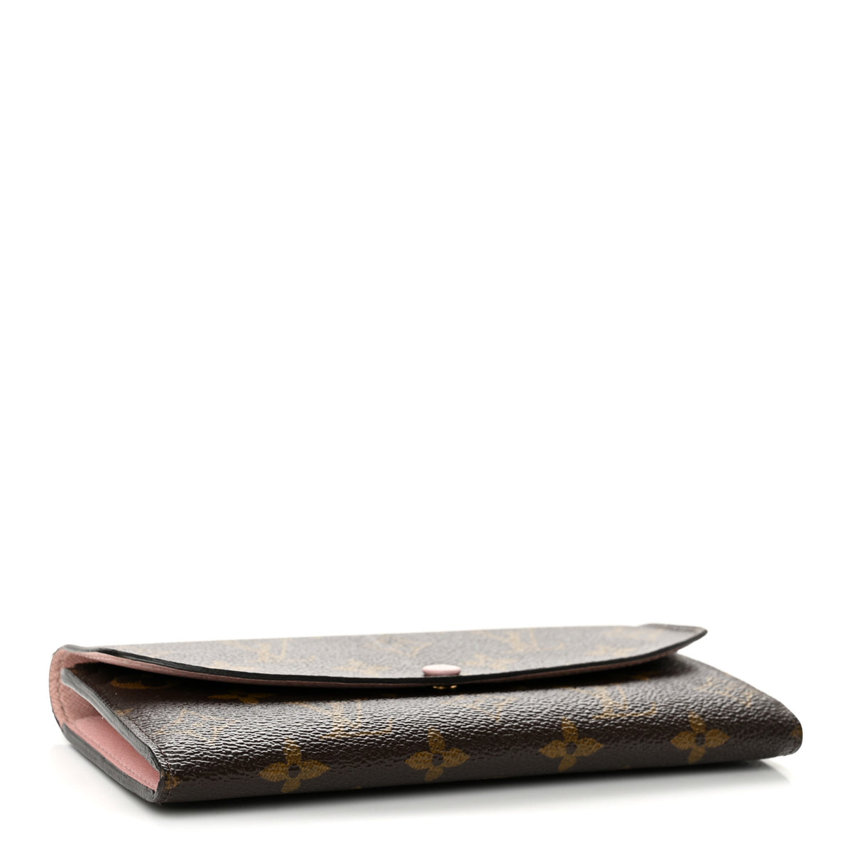 Monogram Emilie Wallet Rose Ballerine