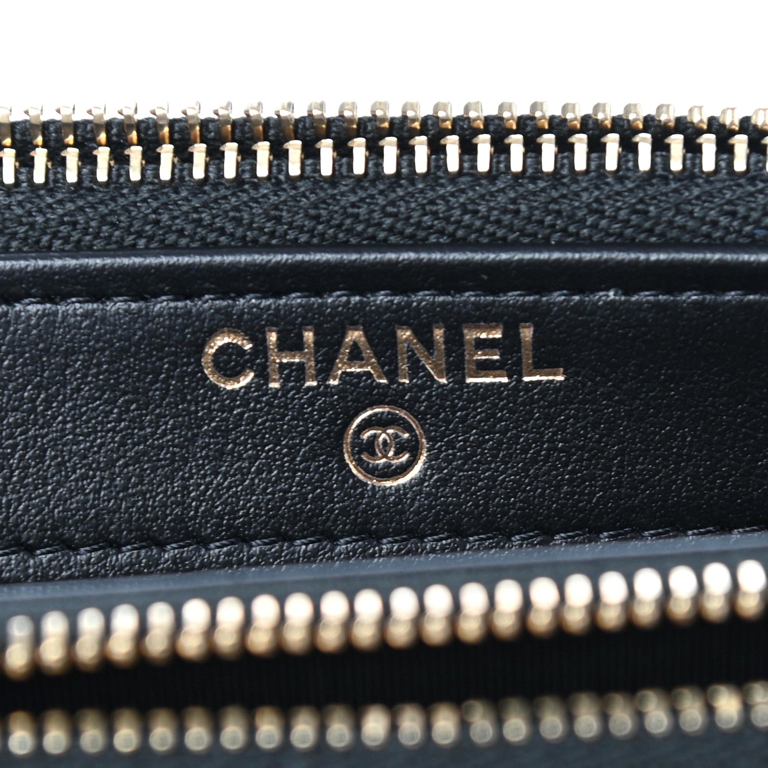 Chanel Caviar Quilted CC Filigree Clutch With Chain Black 8 of 13