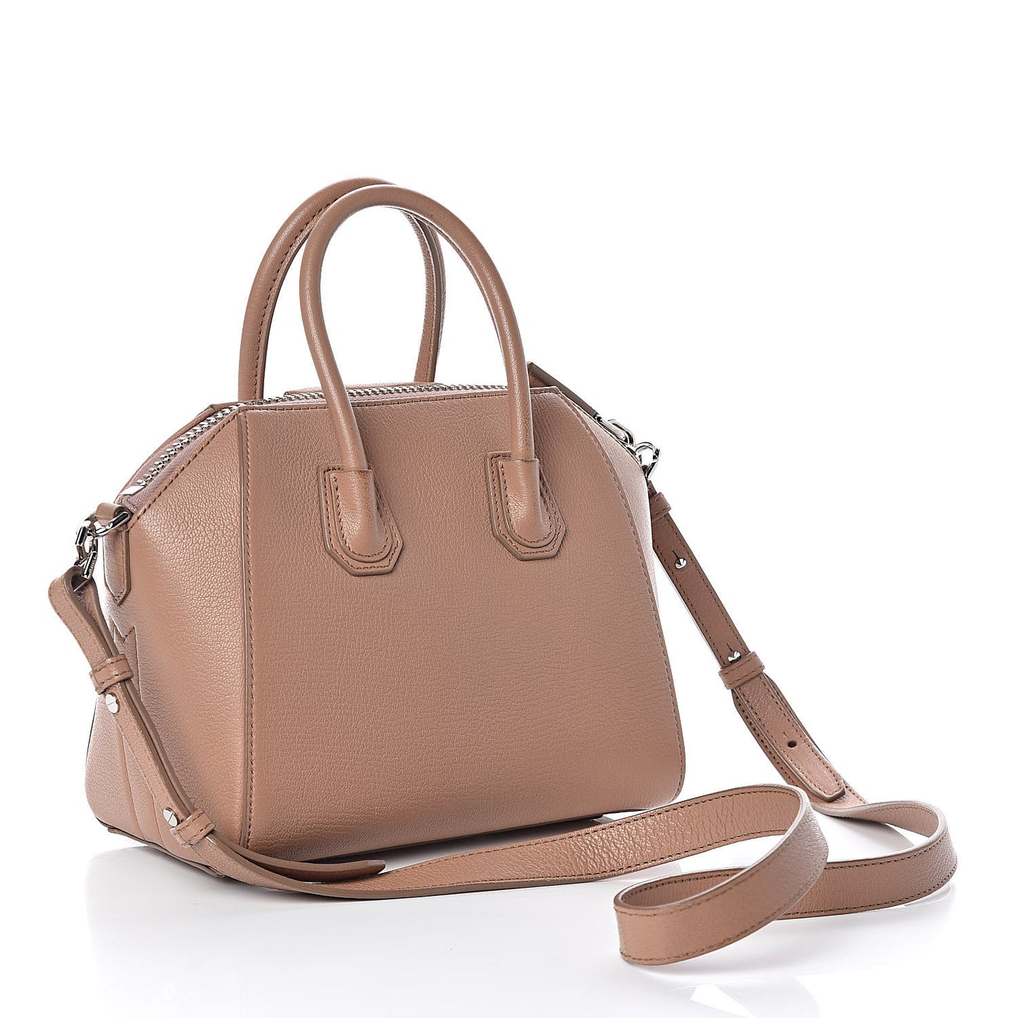 Sugar Goatskin Mini Antigona Old Pink