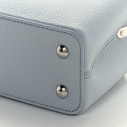 Louis Vuitton Taurillon Capucines Mini Light Blue White Red 7 of 10