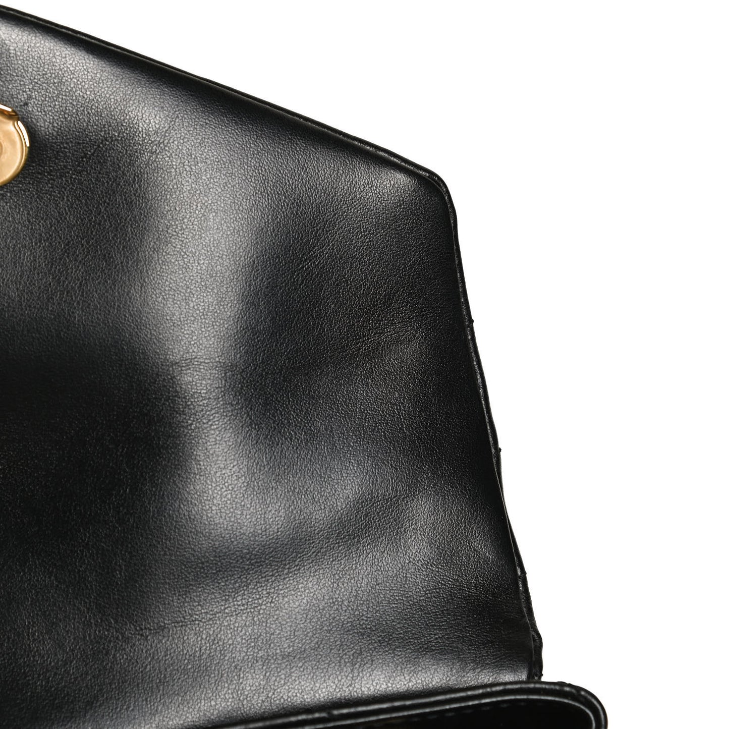 Calfskin Y Quilted Monogram Toy Loulou Crossbody Bag Black