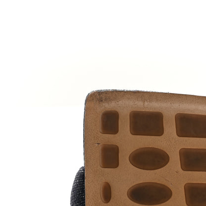 Bottega Veneta Denim Matelasse Padded Mule Sandals 39 Indigo 8 of 13