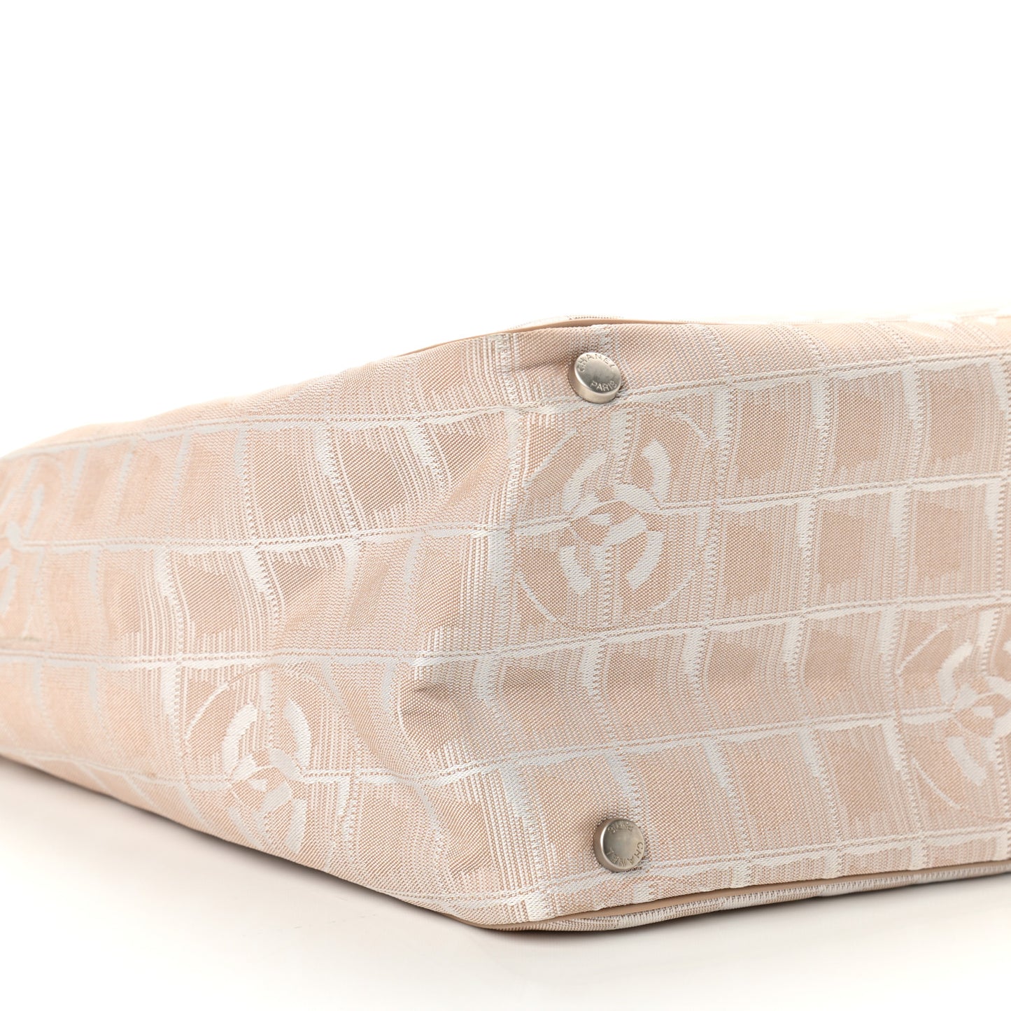 Nylon Medium Travel Tote Beige