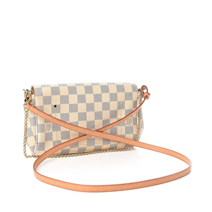 Louis Vuitton Damier Azur Favorite MM 3 of 13