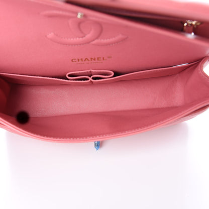 Chanel Caviar Quilted Medium Double Flap Pink 5 of 11
