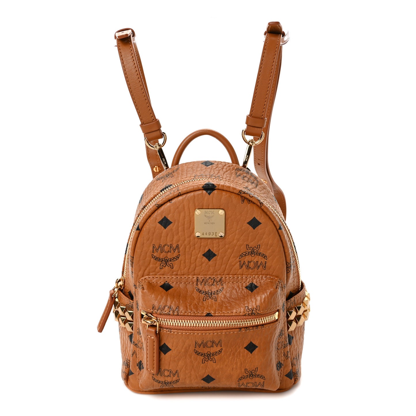 Visetos Side Stud X-Mini Stark Bebe Boo Backpack Cognac