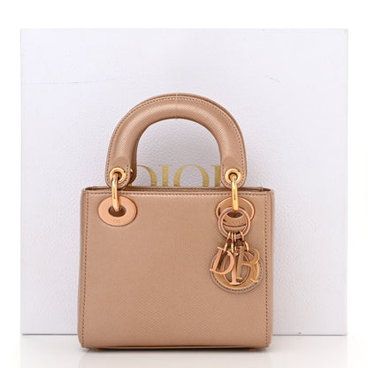 Christian Dior Lizard Mini Lady Dior Beige 14 of 14