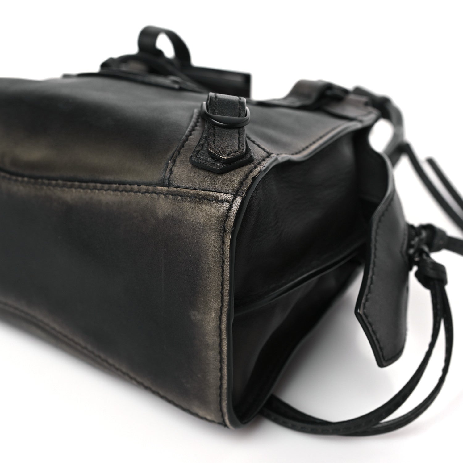 Balenciaga Used Calfskin Black Hardware Mini Neo Classic City Black 9 of 9