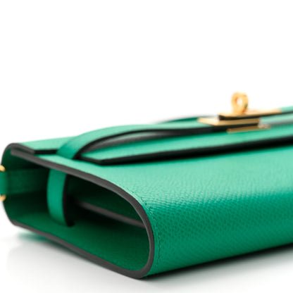 Hermes Epsom Kelly Wallet To Go Vert Jade 10 of 12