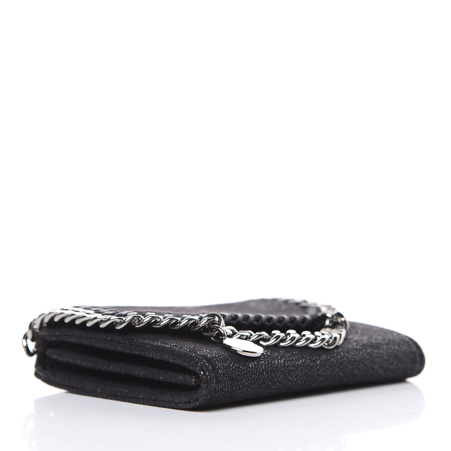 Shaggy Deer Small Falabella Wallet Black