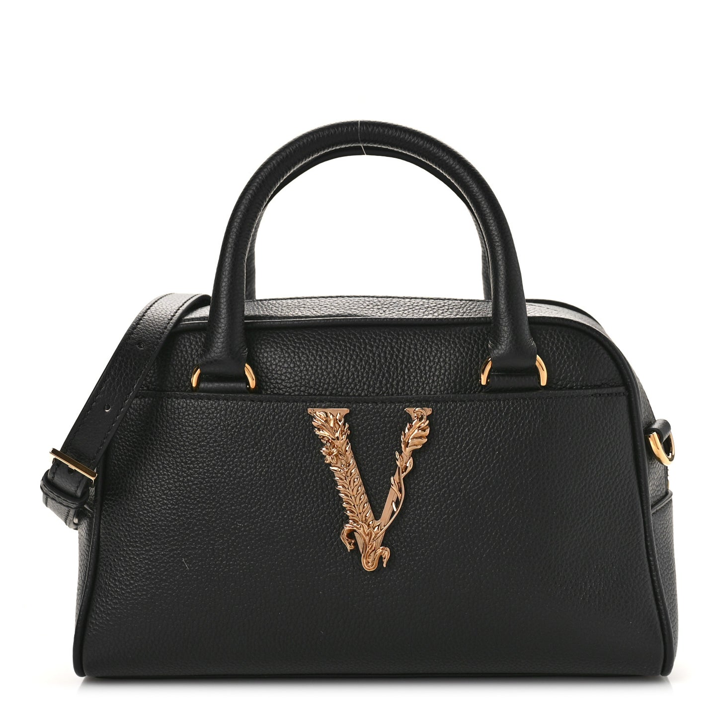 Calfskin Virtus Bowling Bag Black