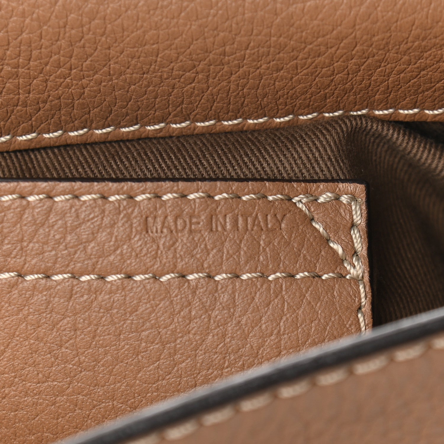 Chloe Calfskin Medium Marcie Round Crossbody Bag Nut 6 of 10
