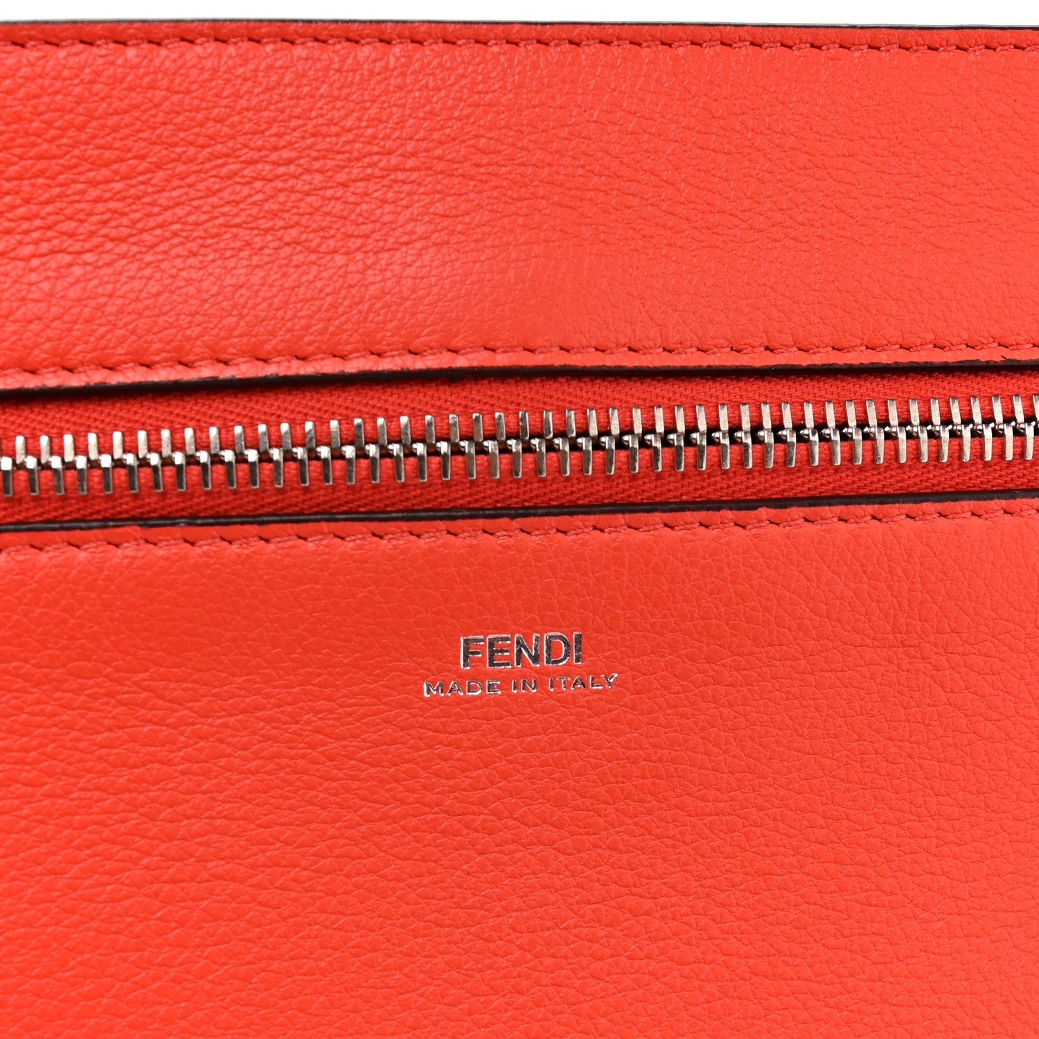 Fendi Vitello Baltico Dolce DotCom Satchel Tortora Papavero 7 of 15