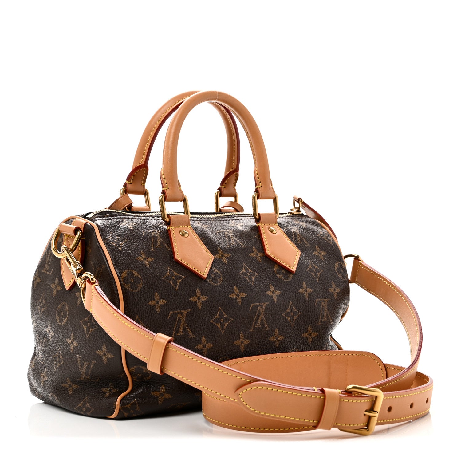 Louis Vuitton Calfskin Monogram Speedy P9 Bandouliere 25 4 of 10