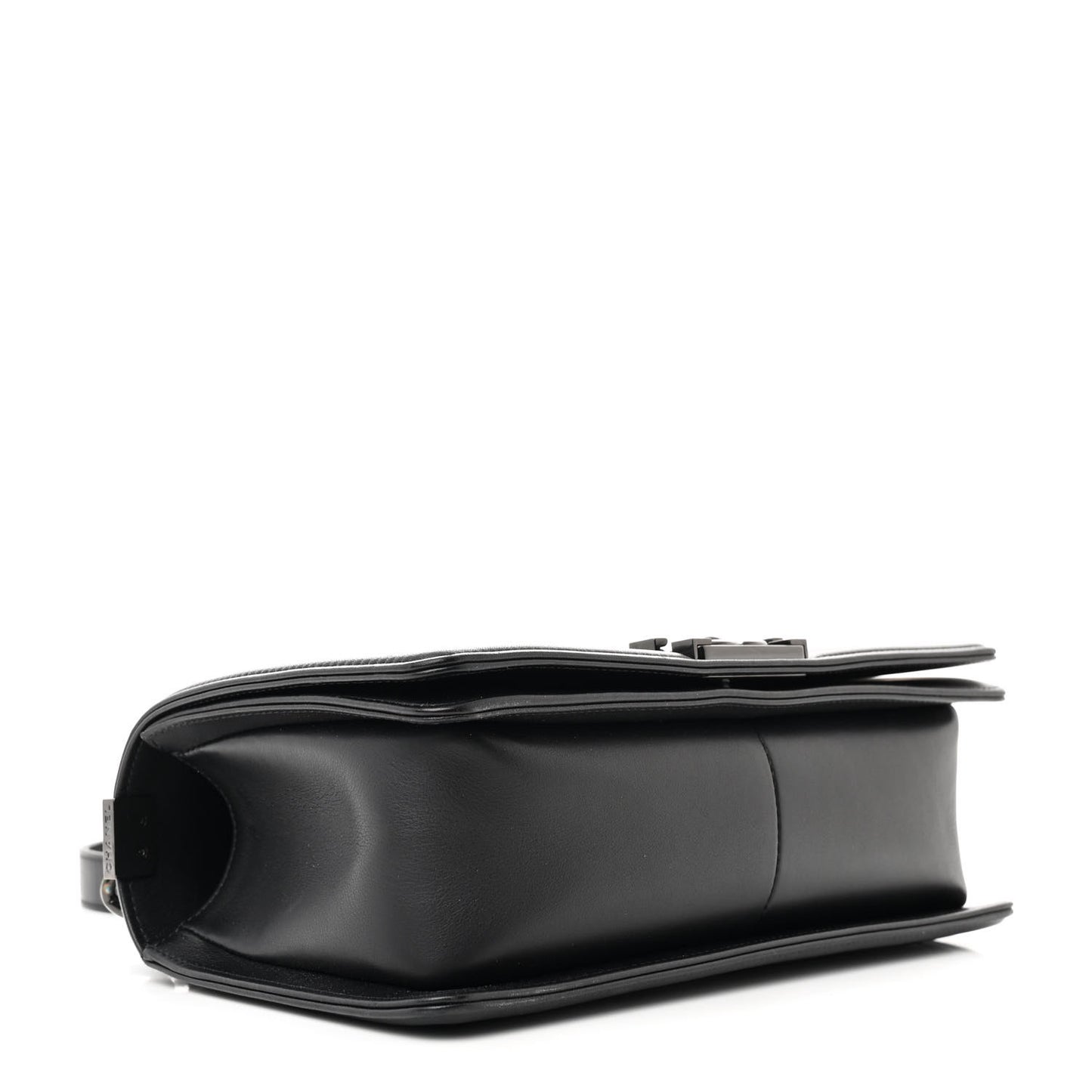 Calfskin Quilted Medium Boy Flap So Black