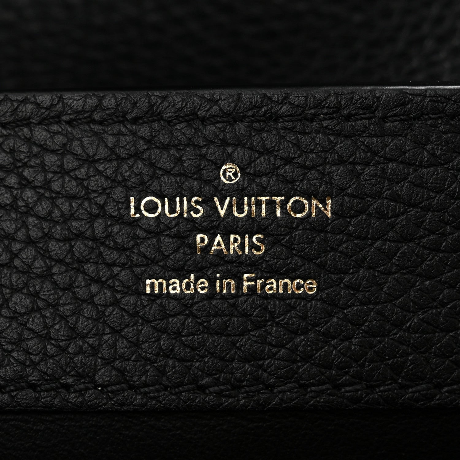 Louis Vuitton Taurillon Mini Capucines Black 6 of 9