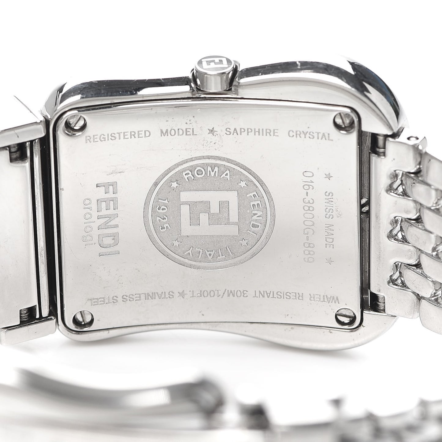 Stainless Steel 33mm Buckle Quartz Watch