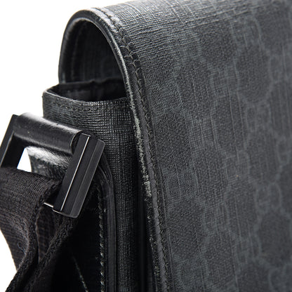 Gucci GG Plus Monogram Medium Flap Messenger Bag Black 15 of 17