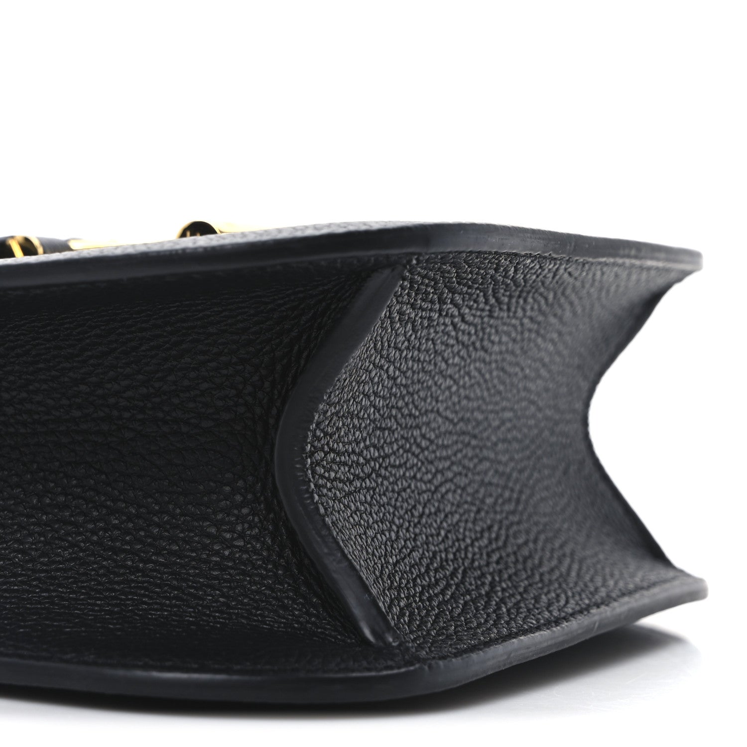 Tom Ford Grained Calfskin Mini T Clasp Tara Crossbody Bag Black 9 of 10