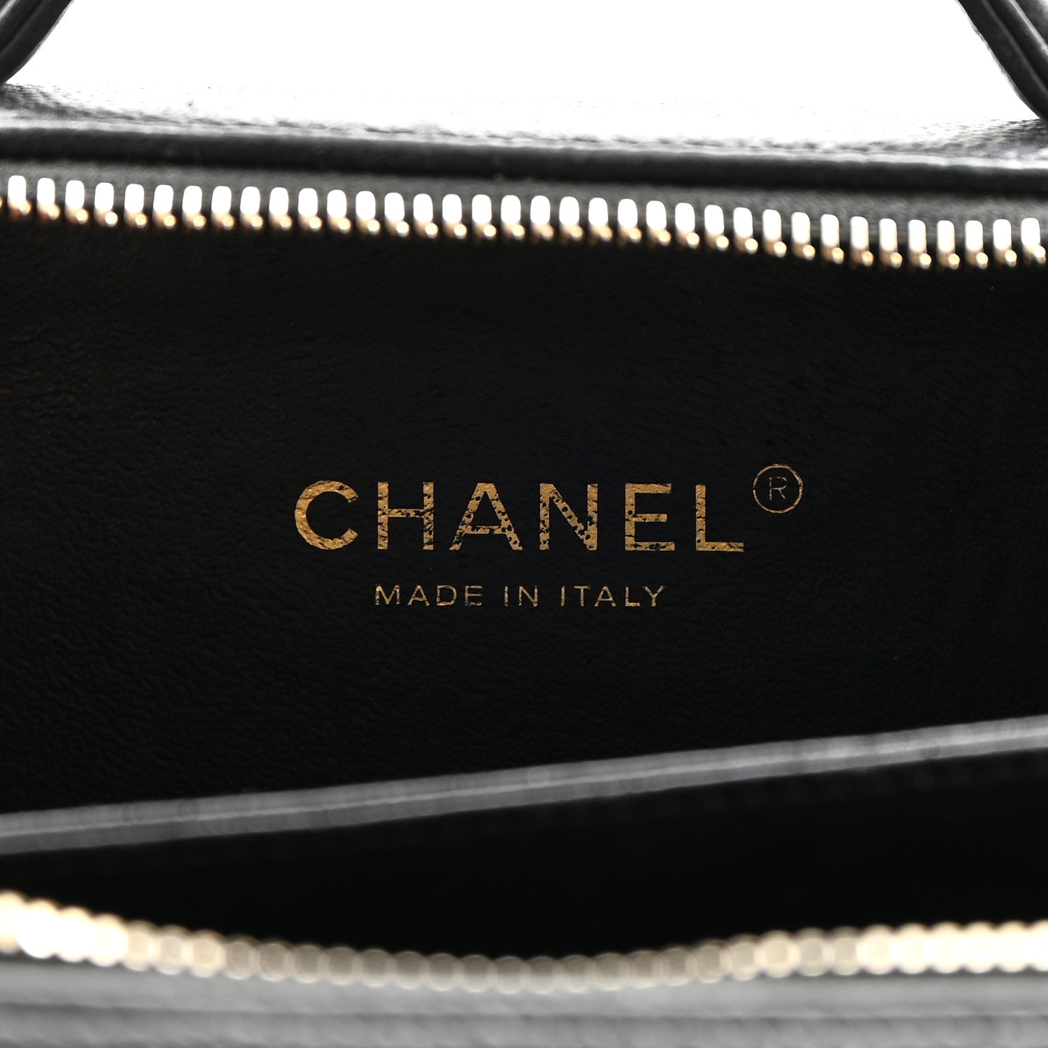 Chanel Caviar Quilted Small CC Filigree Vanity Case Black 6 of 18