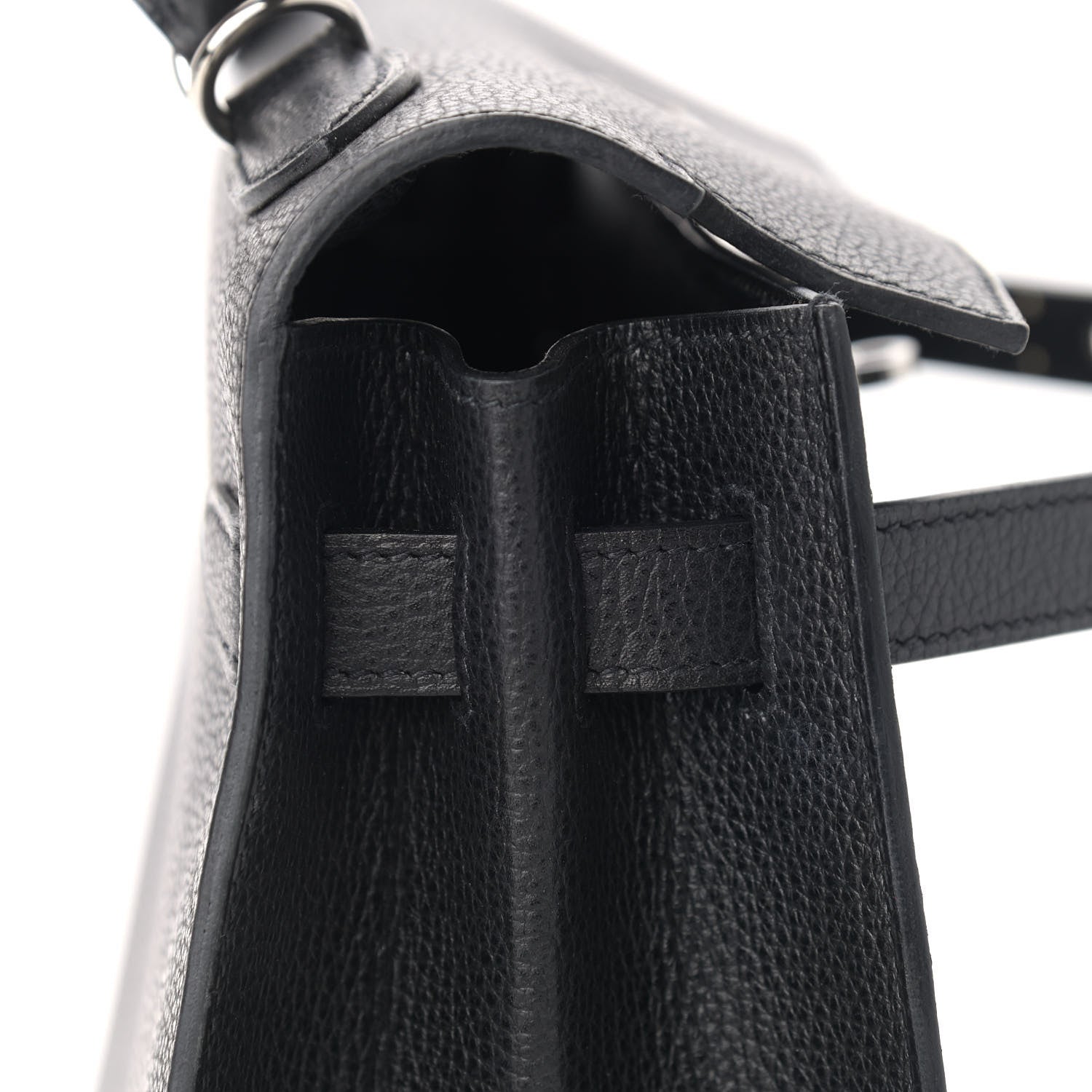 Hermes Vache Liegee Kelly Sellier 32 Black 16 of 34