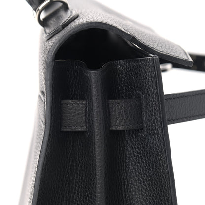 Hermes Vache Liegee Kelly Sellier 32 Black 16 of 34