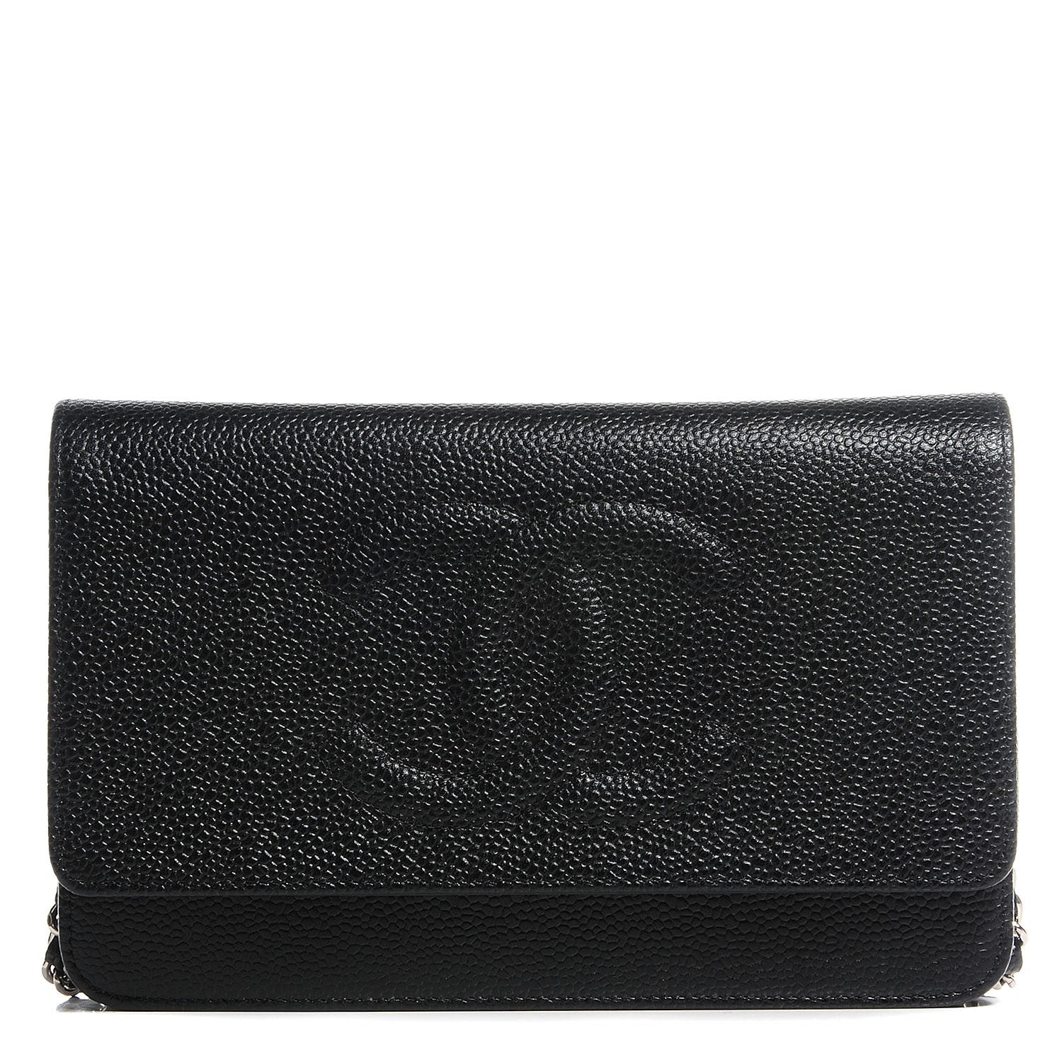 Chanel Caviar Timeless CC Wallet on Chain WOC Black 1 of 9