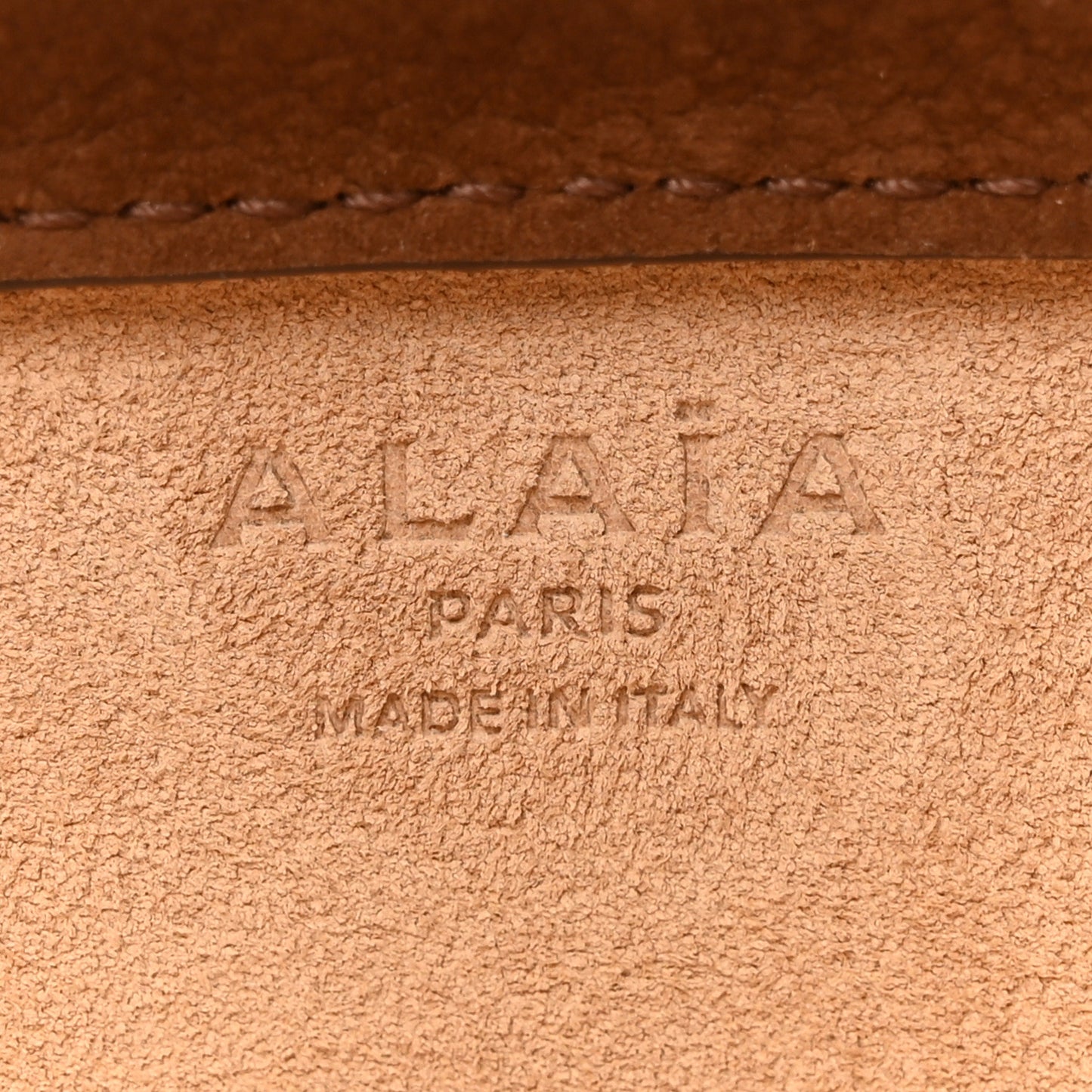 Nubuck Medium Le Click East West Bag Umber