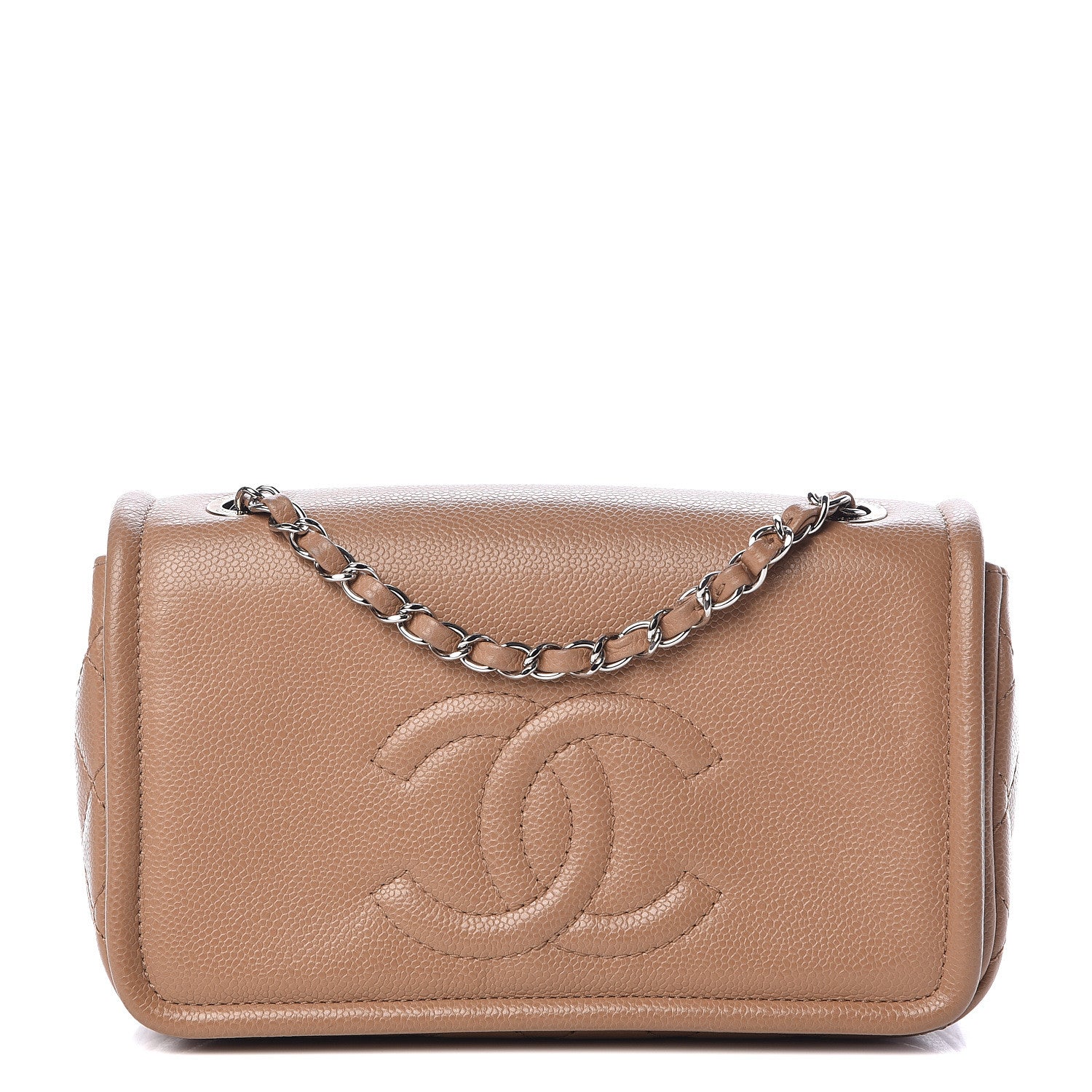 Chanel Caviar Medium Timeless CC Flap Beige 1 of 15