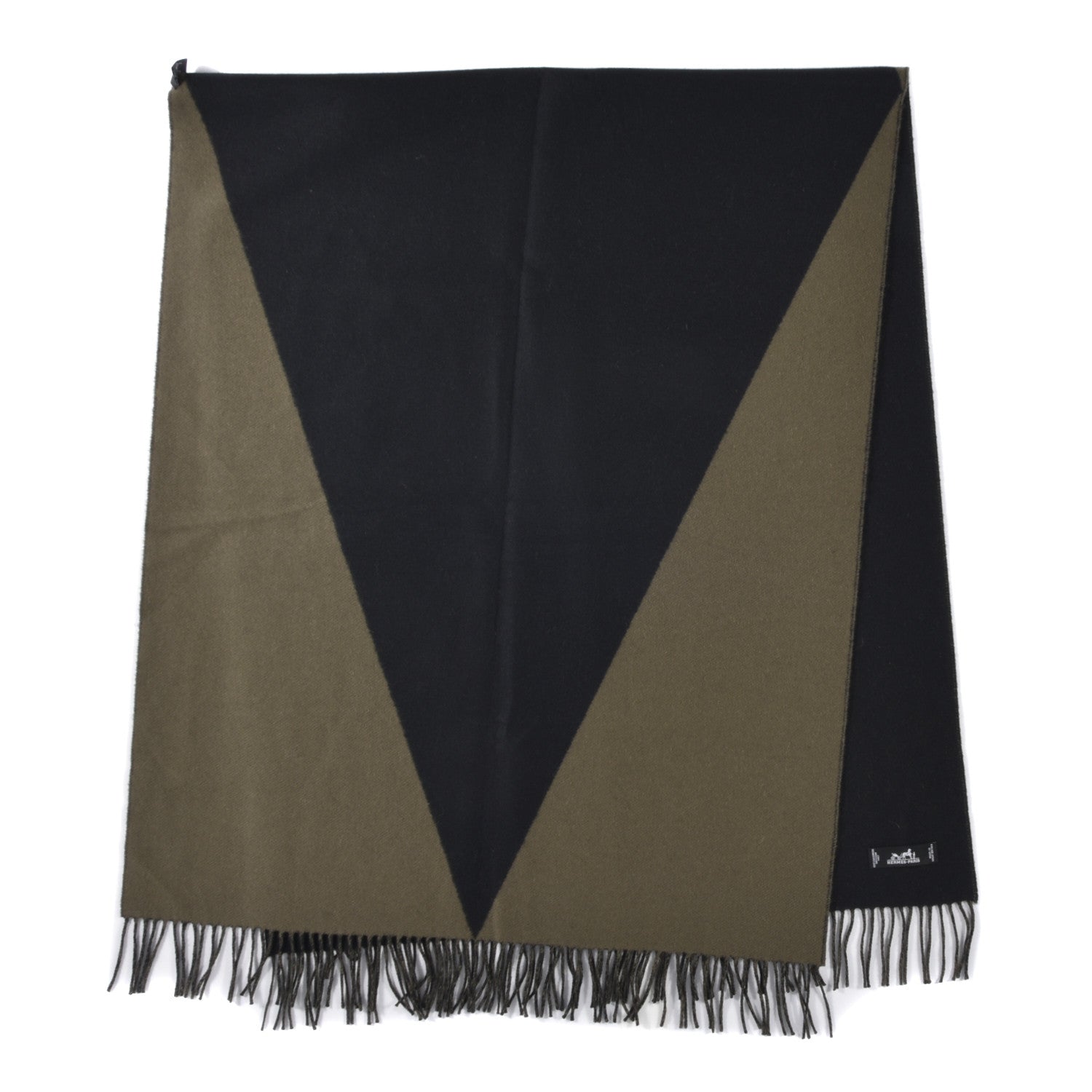 Hermes Cashmere Fringe Stole Scarf 3 of 5