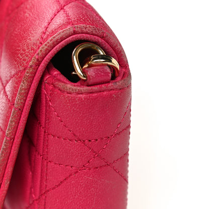 Christian Dior Lambskin Cannage Miss Dior Promenade Pouch Fuchsia 29 of 30