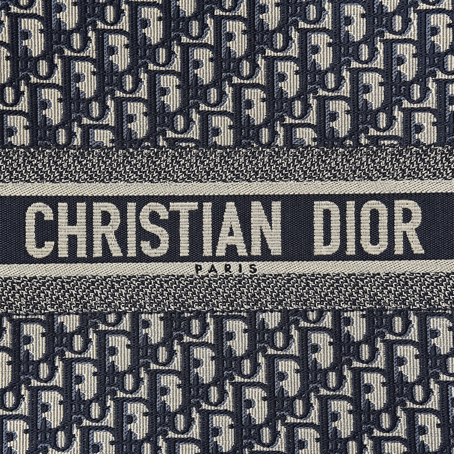 Christian Dior Oblique Book Tote Blue Multicolor 10 of 11