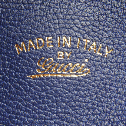 Gucci Dollar Calfskin Medium Swing Tote Marine Deep Cobalt 6 of 8