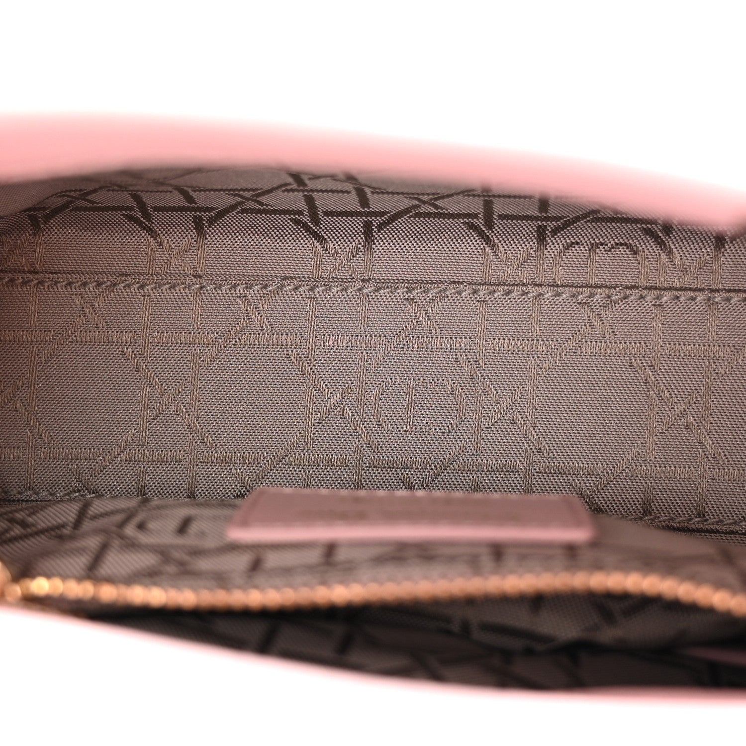 Christian Dior Metallic Lambskin Cannage Mini Lady Dior Lotus