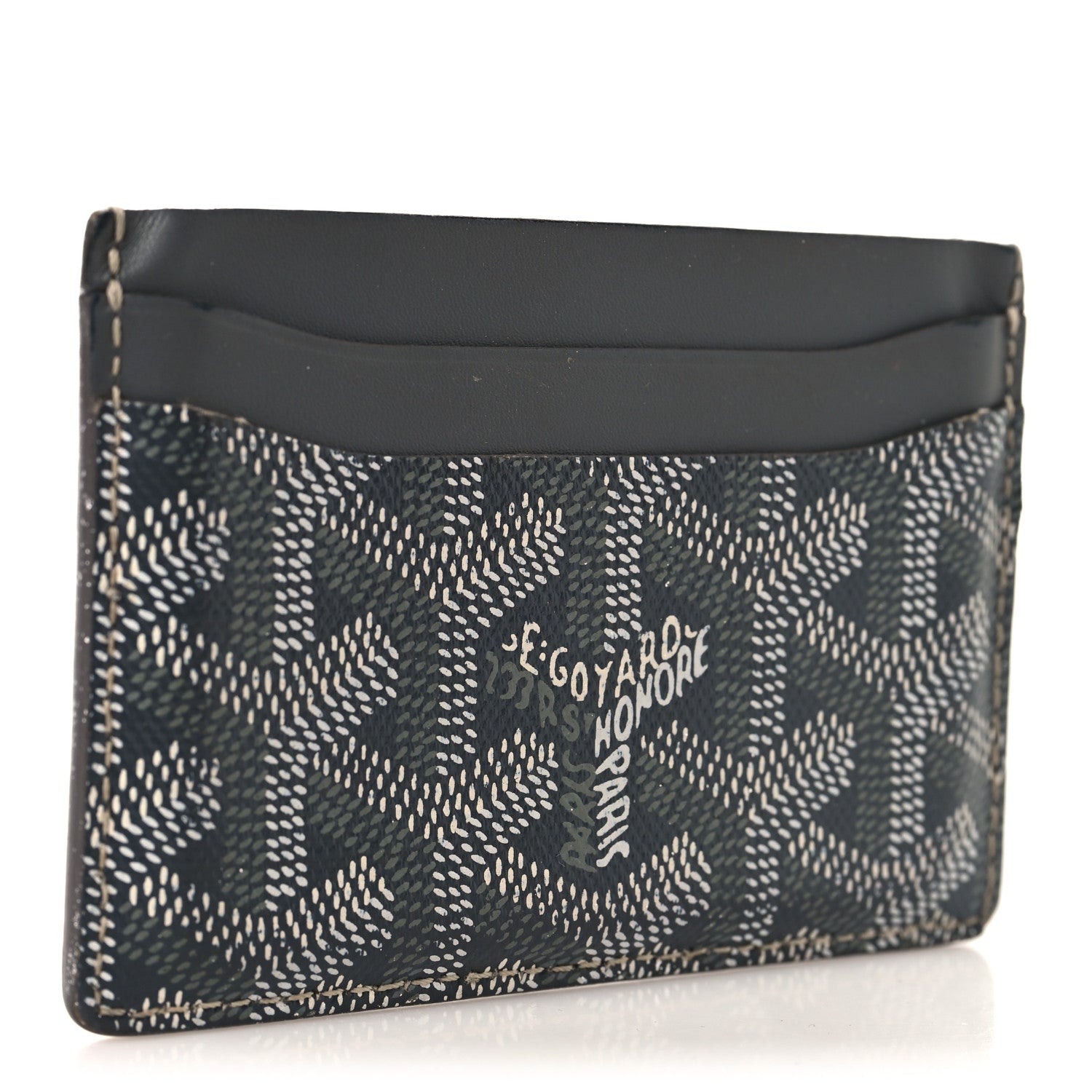 Goyard Goyardine Saint Sulpice Card Holder Grey 3 of 8