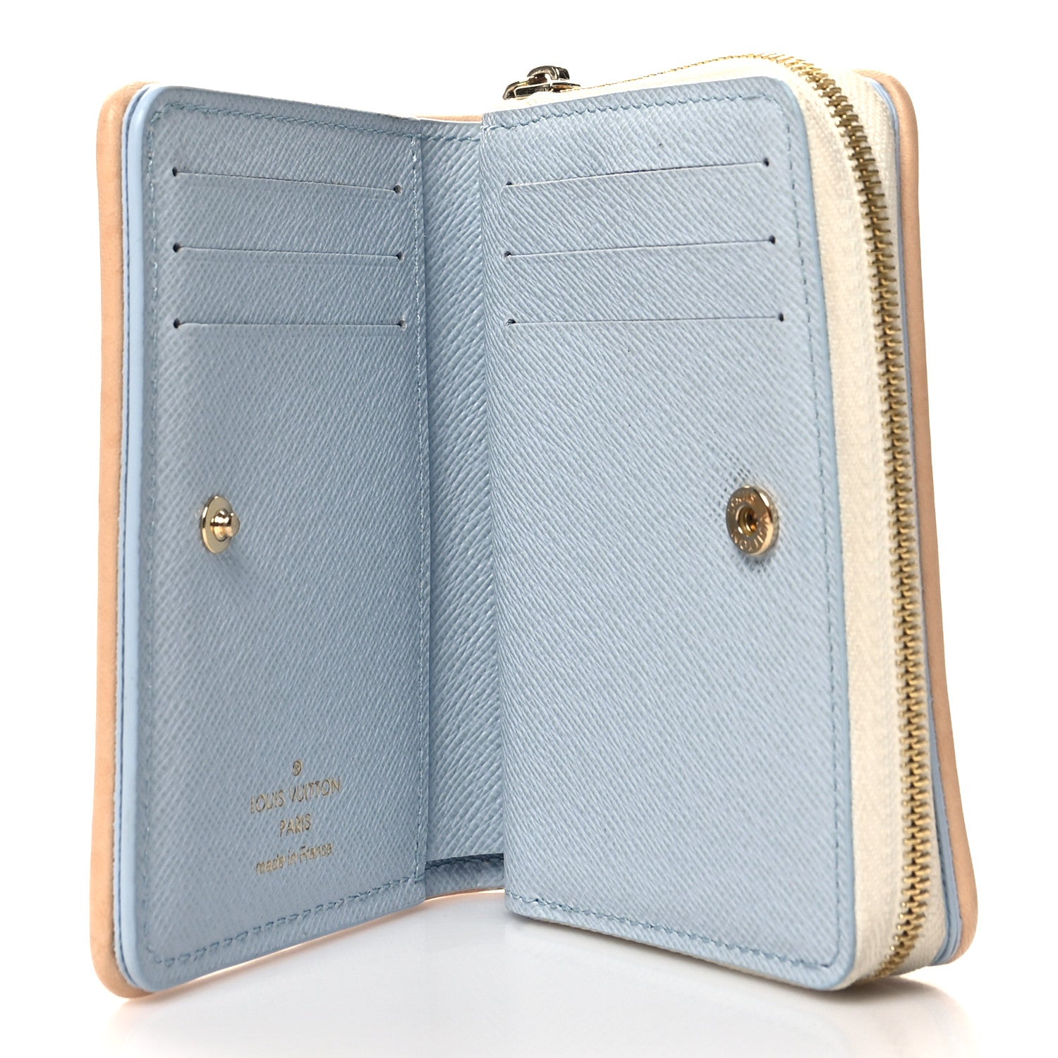 Louis Vuitton LOUIS VUITTON Monogram Jacquard Lou Wallet White 5 of 10