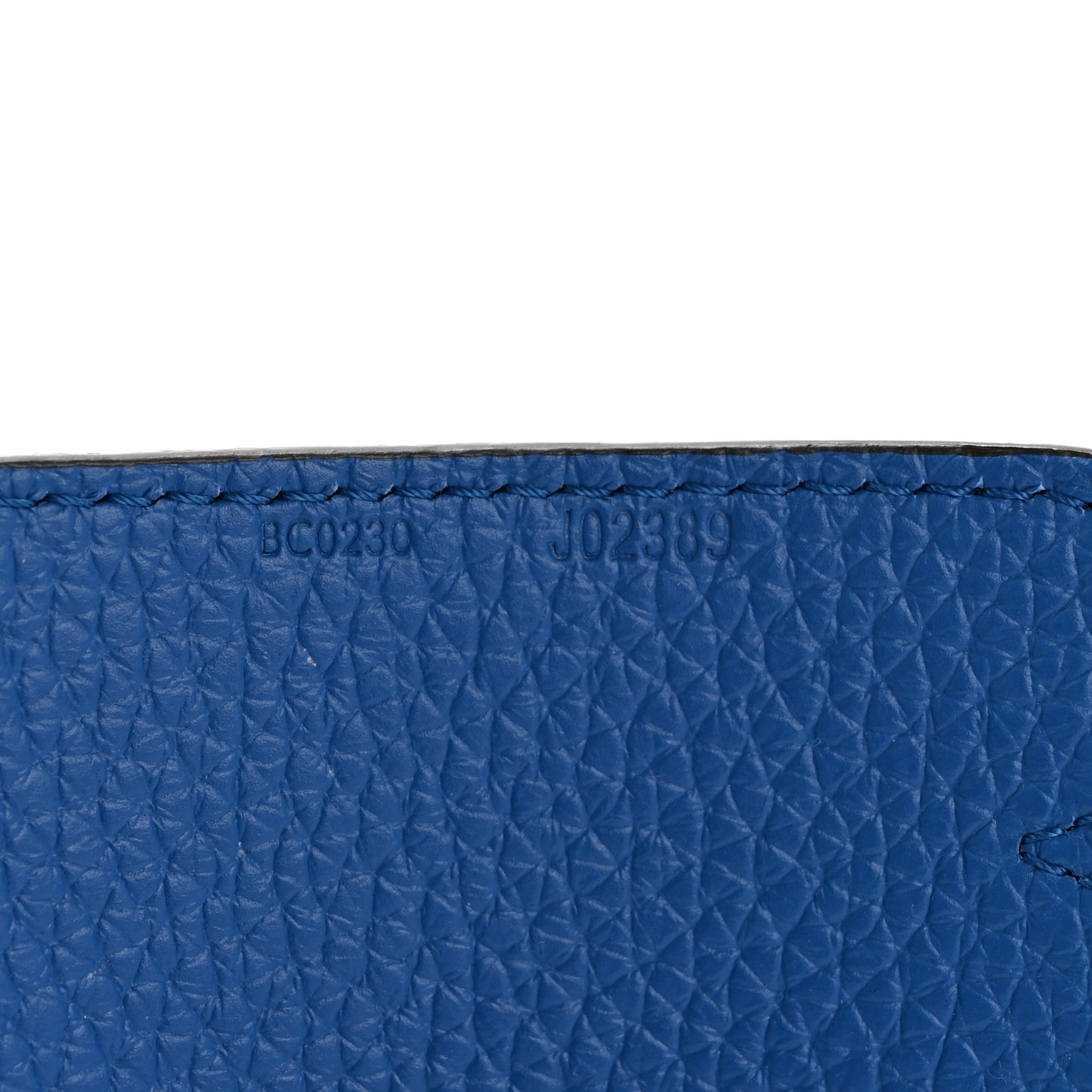 Taurillon Bandouliere Shoulder Strap Blue