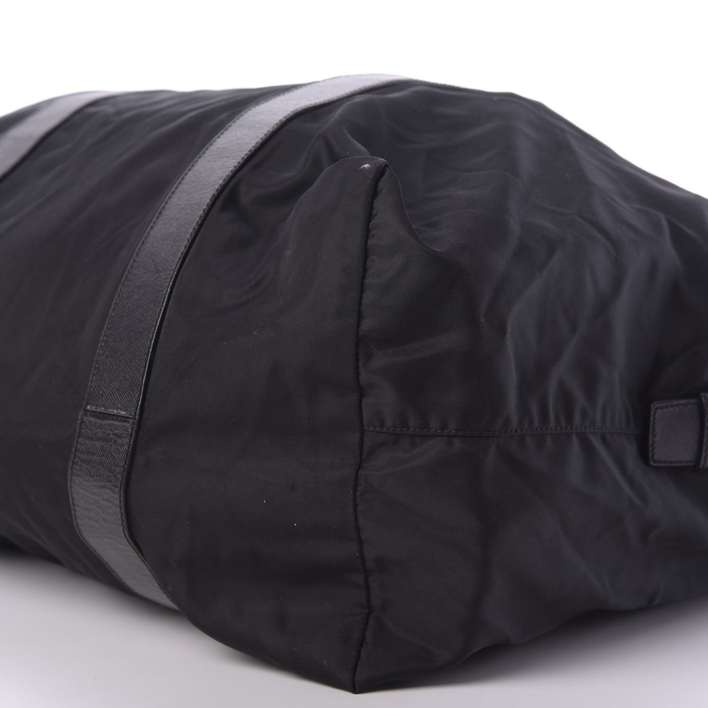 Tessuto Nylon Saffiano Carry On Travel Bag Black