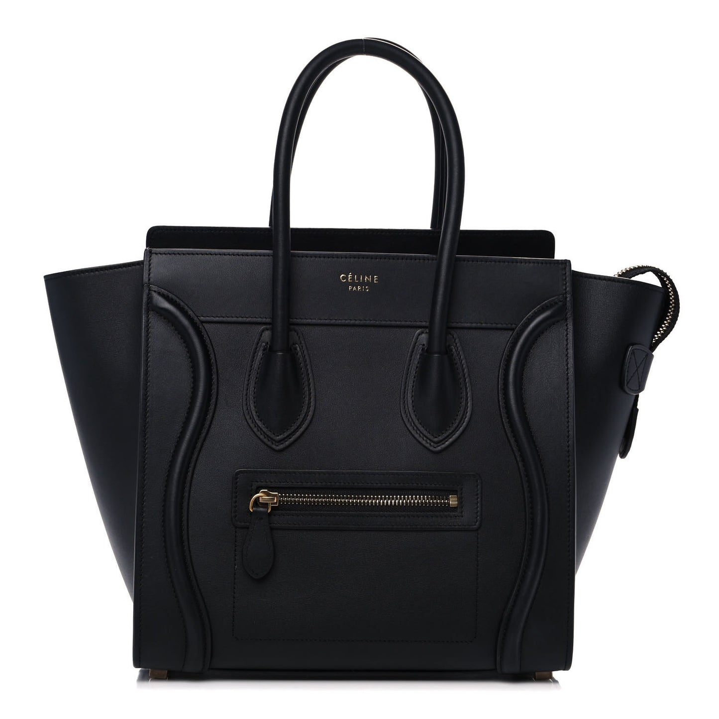 Smooth Calfskin Micro Luggage Black