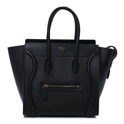 Celine Smooth Calfskin Micro Luggage Black 1 of 11