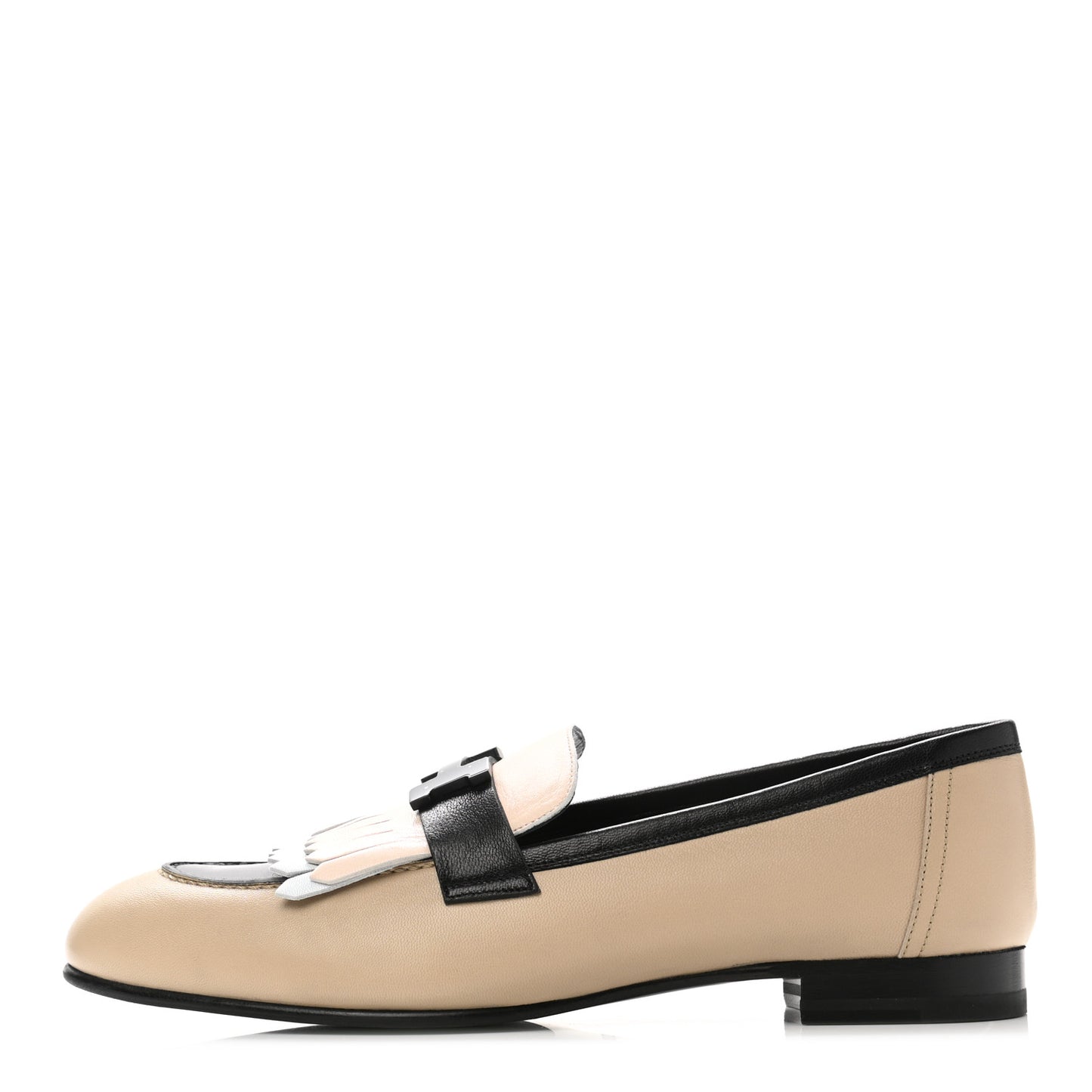 Goatskin Womens Royal Loafers 39.5 Multicolor