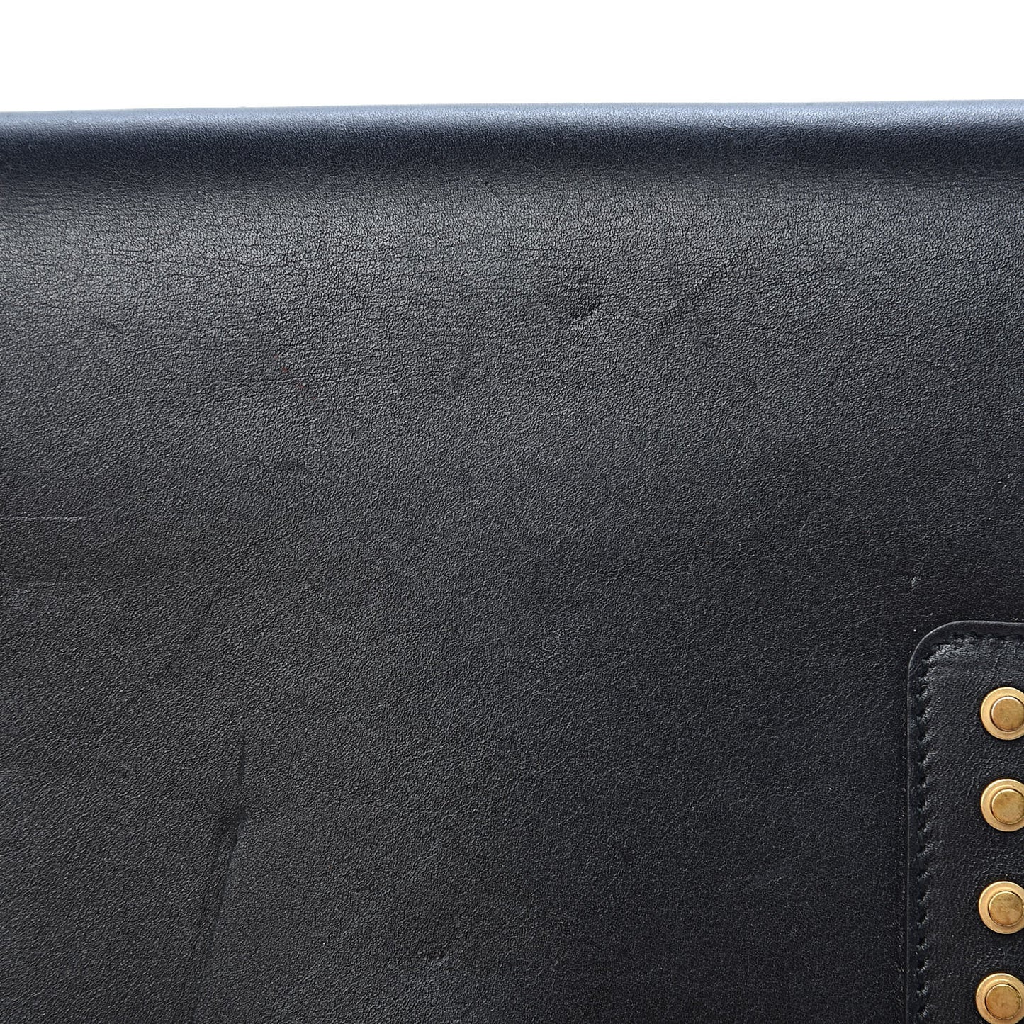 Calfskin Studded Medium Betty Black