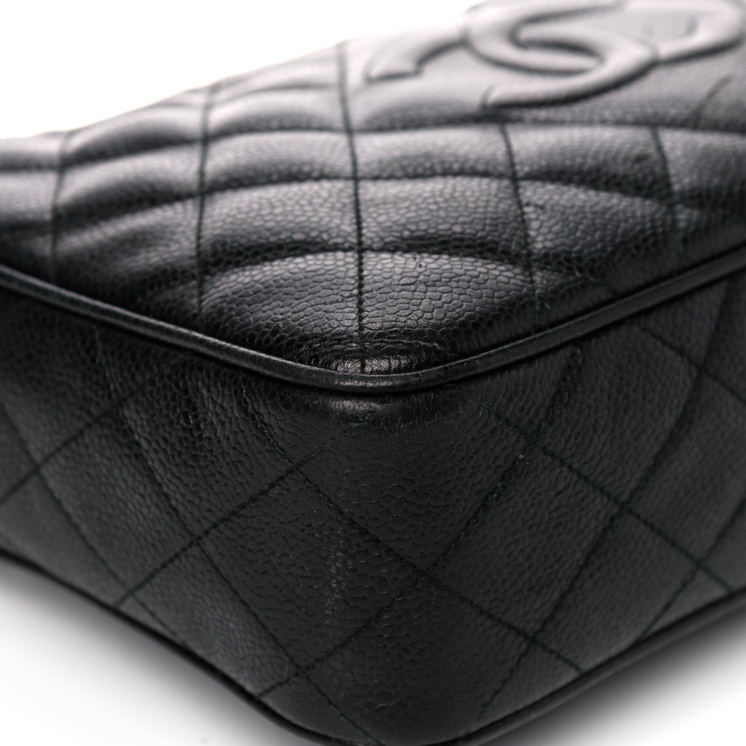 Chanel Caviar Quilted CC Camera Case Black 9 of 20