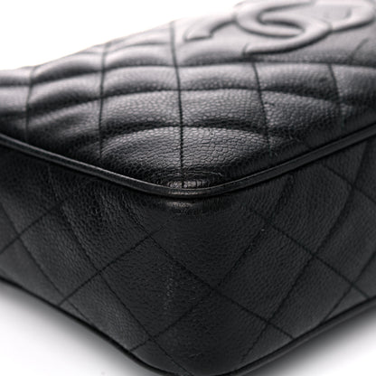 Chanel Caviar Quilted CC Camera Case Black 9 of 20