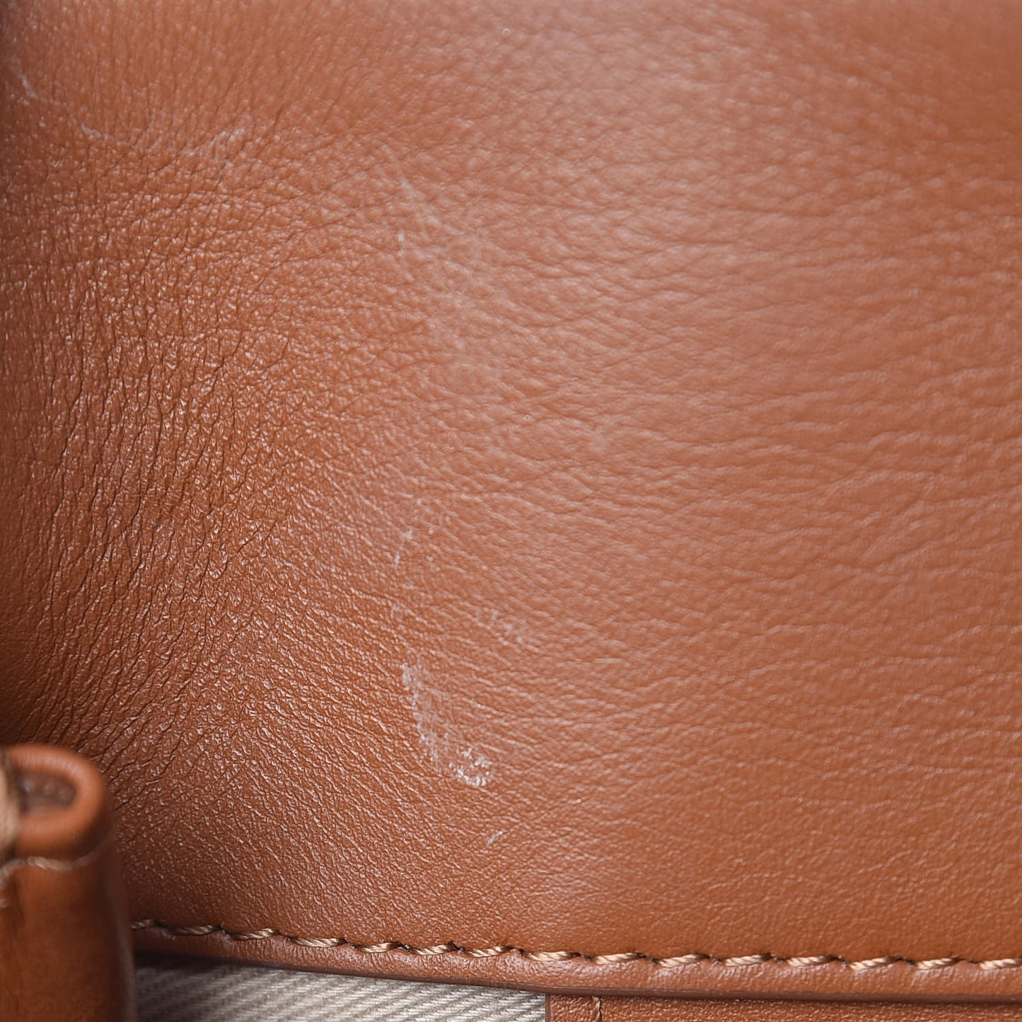 Calfskin Suede Small Roy Bag Caramel