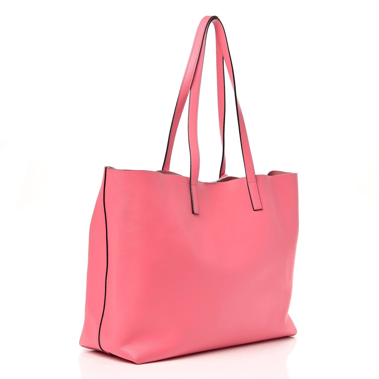 Saint Laurent Calfskin Large Shopping Tote Pale Rose 4 of 15