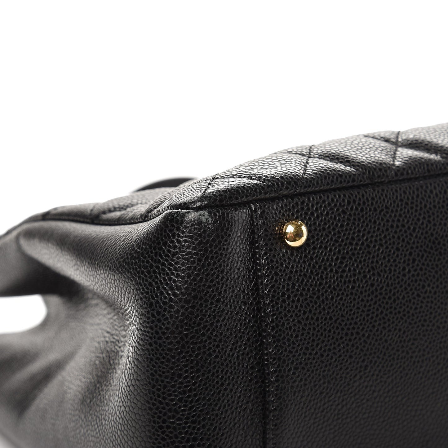 Caviar Quilted XL Grand Shopping Tote GST Black
