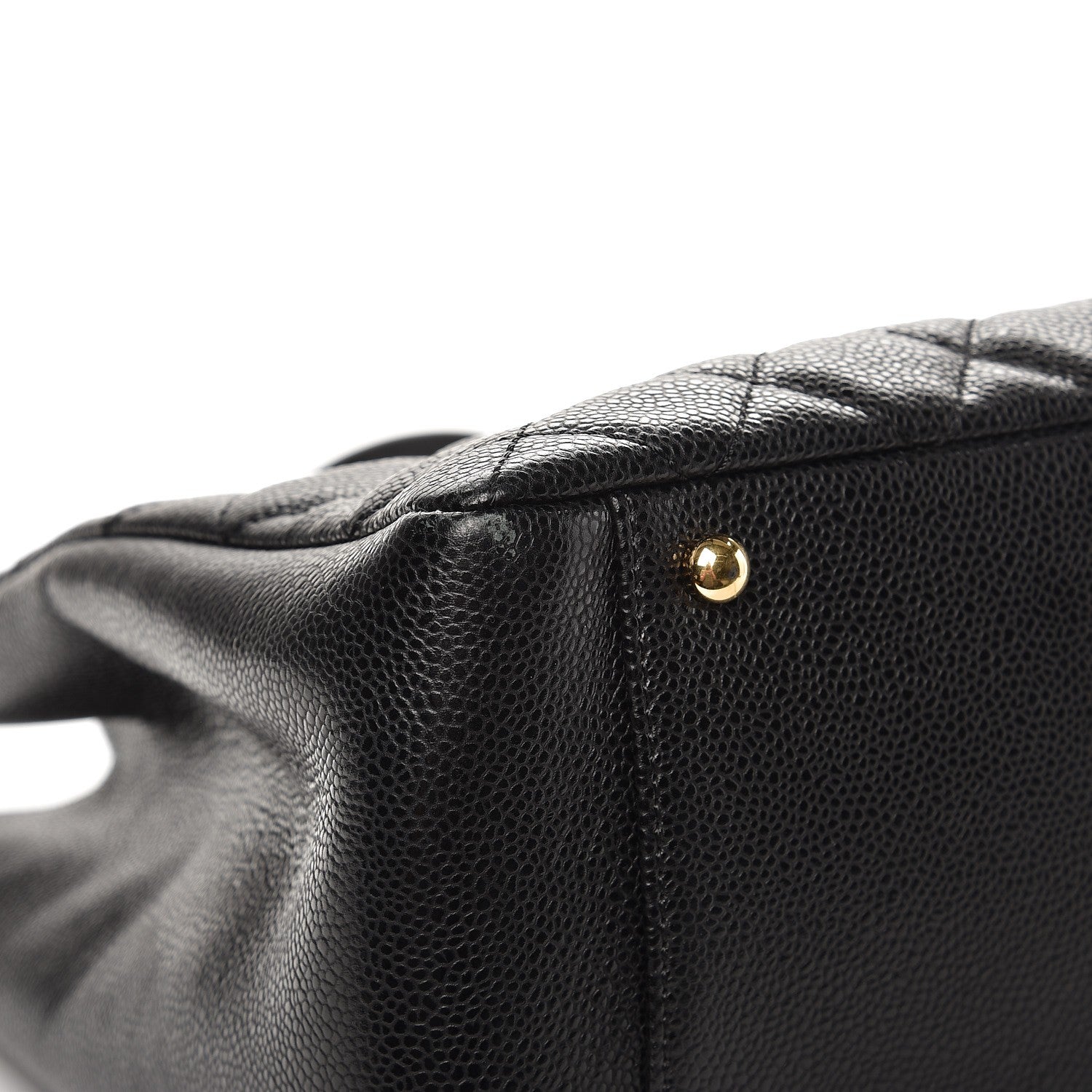 Chanel Caviar Quilted XL Grand Shopping Tote GST Black 8 of 11