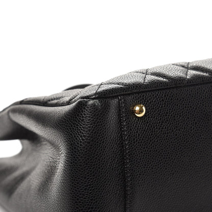 Chanel Caviar Quilted XL Grand Shopping Tote GST Black 8 of 11